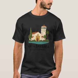 Santa Barbara Beach Retro California Surf Isla Vis T-Shirt