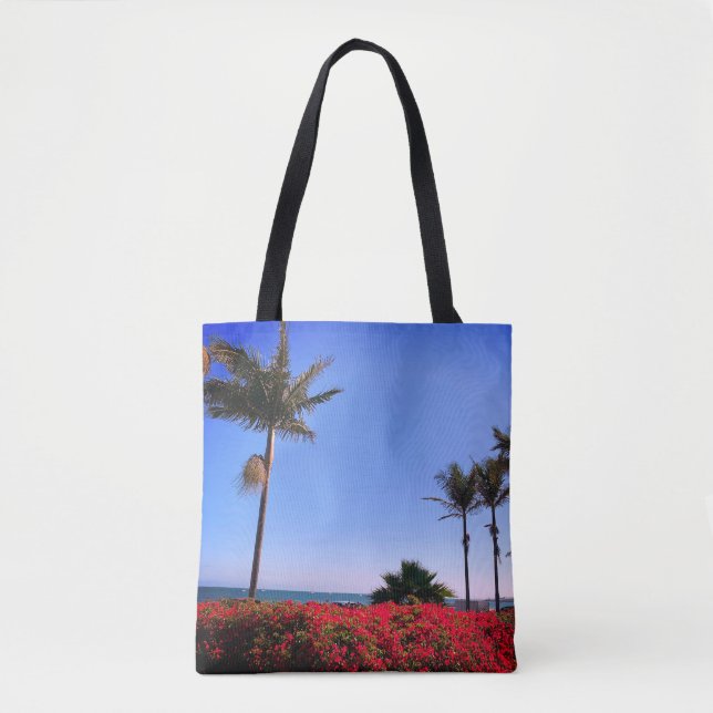 Santa Barbara Beach Tote Bag (Front)