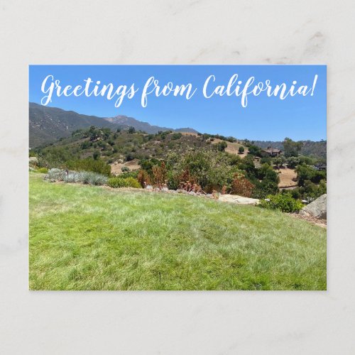 Santa Barbara Botanic Garden Postcard