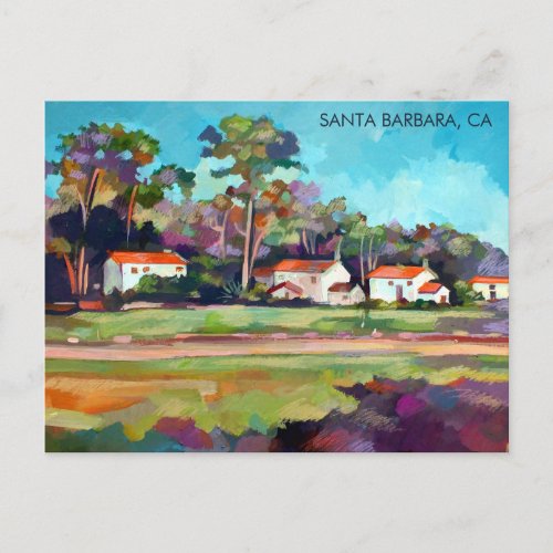 Santa Barbara CA Postcard