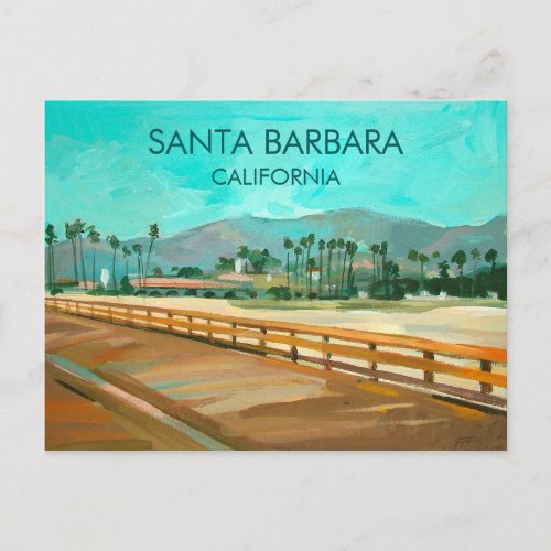 Santa Barbara CA USA Postcard