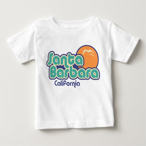 Santa Barbara California Baby T_Shirt
