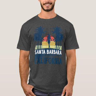 Santa Barbara California Beach, Summer Vacation  T-Shirt