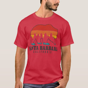 Santa Barbara California Bear Nature Vintage Grizz T-Shirt