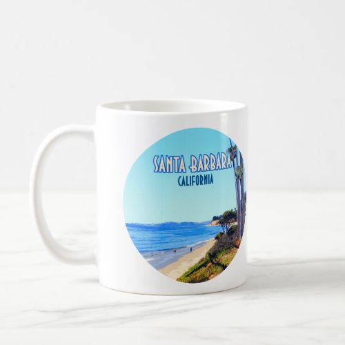 Santa Barbara California Butterfly Beach Montecito Coffee Mug