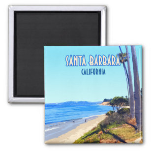 Santa Barbara California Butterfly Beach Montecito Magnet