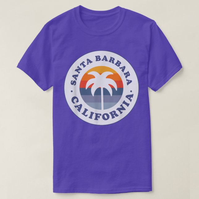 Santa Barbara California CA Beach Vacation Souveni T-Shirt (Design Front)