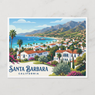 Santa Barbara California Postcard