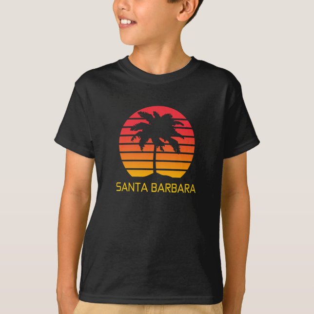 Santa Barbara California  T-Shirt (Front)