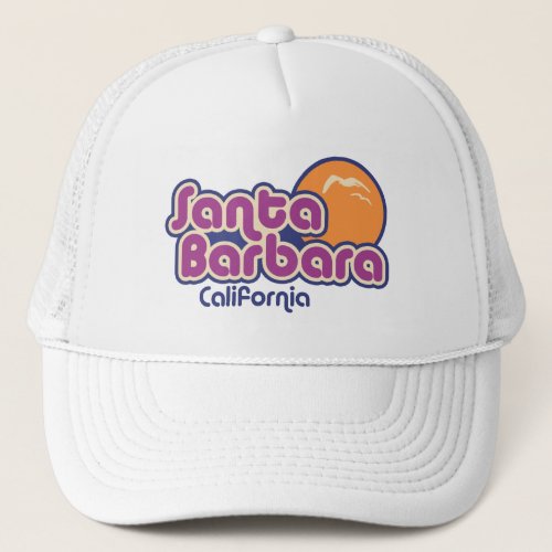Santa Barbara California Trucker Hat
