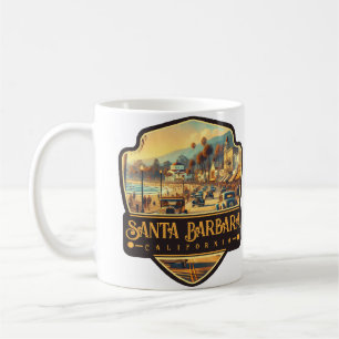 Santa Barbara, California Vintage Coffee Mug