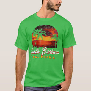 Santa Barbara California Vintage Sunset CA Nature  T-Shirt