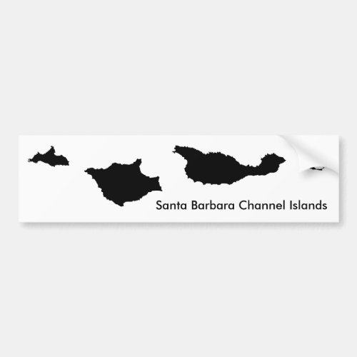 Santa Barbara Channel Islands Bumper Sticker