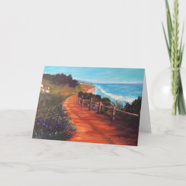 Santa Barbara Coast, Bacara Path Card (Front)