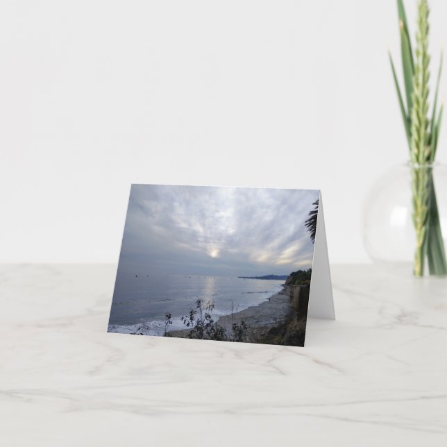 Santa Barbara Coast Note Card (Front)