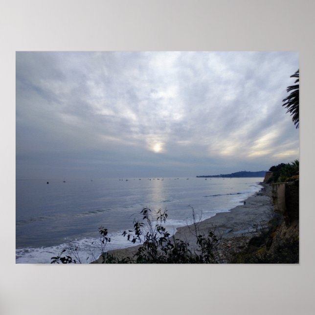 Santa Barbara Coast Poster (Front)