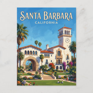 Santa Barbara Courthouse California Postcard