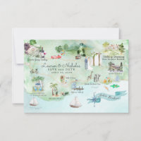 Santa Barbara | Destination Wedding Itinerary Map