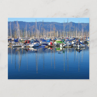 Santa Barbara Harbor Postcard
