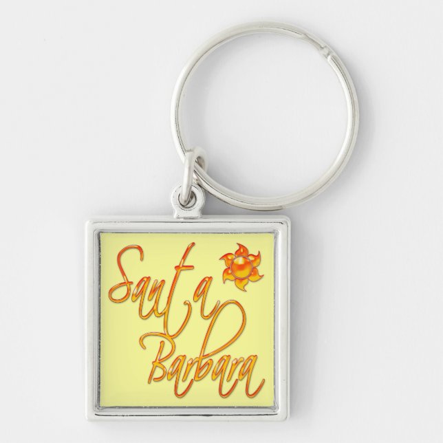 Santa Barbara Keychain (Front)