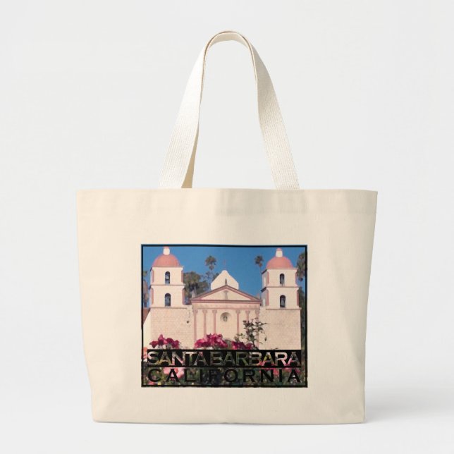 Santa Barbara Large Tote Bag (Front)