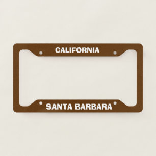 Santa Barbara License Plate Frame