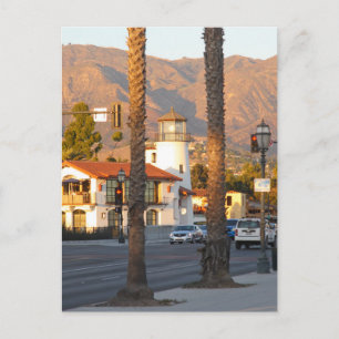 Santa Barbara lighthouse, California Postcard