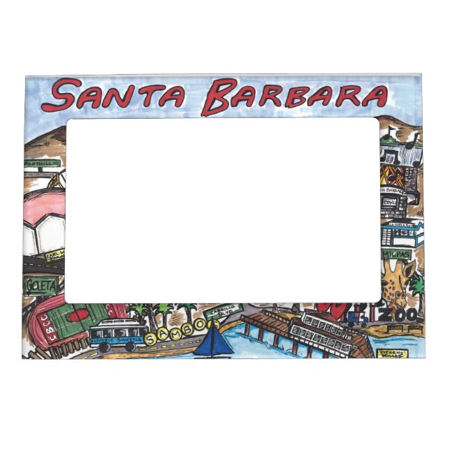 Santa Barbara Magnetic Picture Frame (Front)