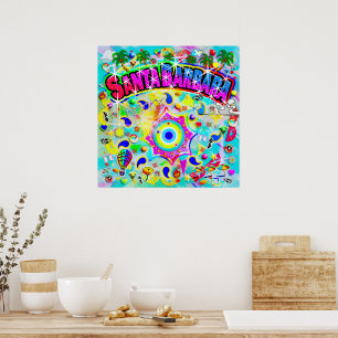 Santa Barbara Mystic Dance Poster
