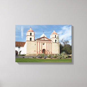 Santa Barbara Spanish Mission, California Canvas Print