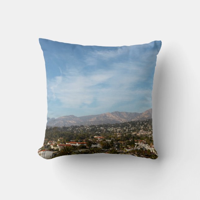Santa Barbara Throw Pillow (Front)