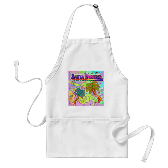 Santa Barbara Vacation Target Apron (Front)