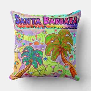 Santa Barbara Vacation Target Pillow