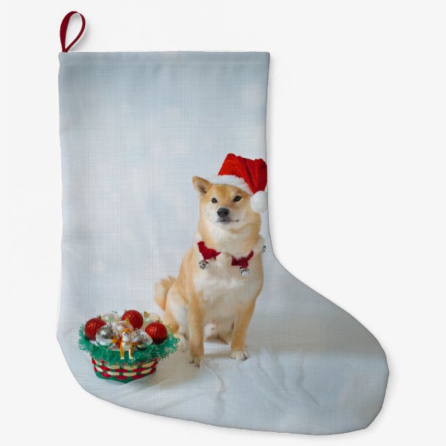Santa Barkley Christmas Stocking (Front)