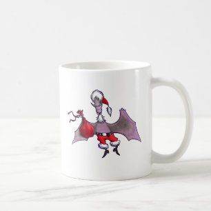 Santa Bat left hand mug
