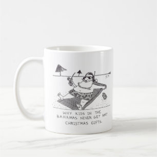 Santa Beach Time mug