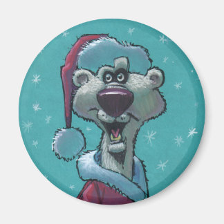 Santa Bear Magnet