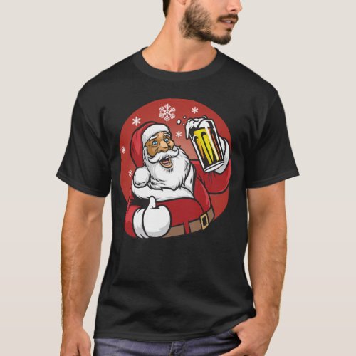 Santa Beer T_Shirt