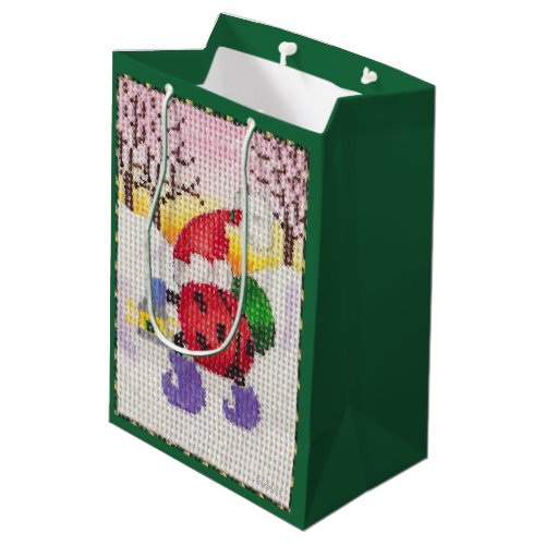 Santa Beetle gift bag