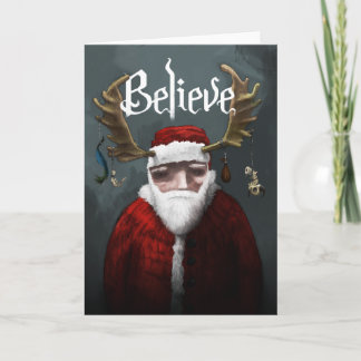 Santa "Believe" Holiday Card