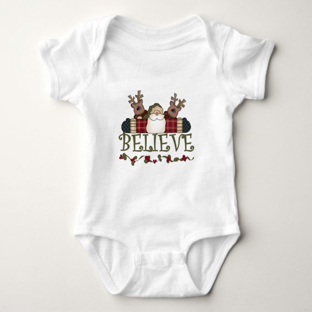 Santa Believe T-shirts and Gifts (Front)