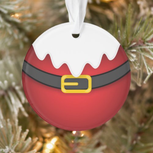 Santa Belly Ornament