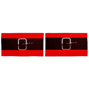 Santa Belly Pair of Pillowcases, King Pillow Case