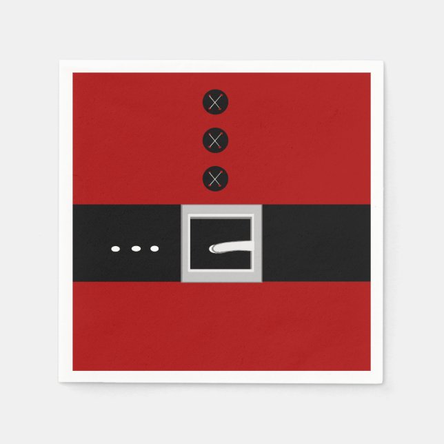 Santa Belly Paper Napkin (Front)
