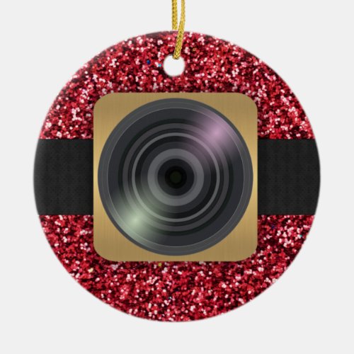 Santa Belt Camera Ornament