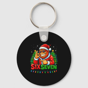 Santa Bigfoot Christmas Sasquatch 67 Funny Meme Si Keychain