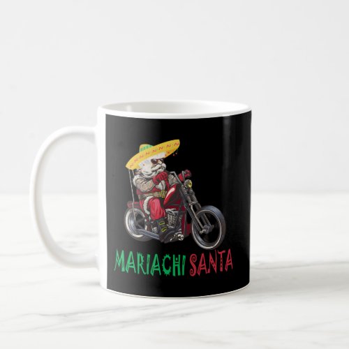 Santa Biker Mariach Coffee Mug