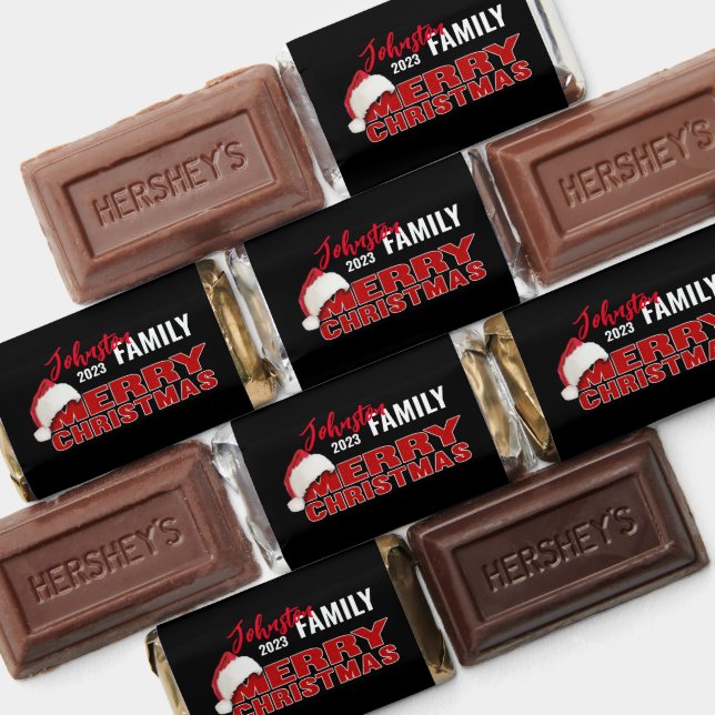 Santa Black Family Christmas Candy Party Favors (Assorted)