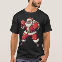 Santa Boxing Lover Funny Mma Muay Thai Boxer Chris