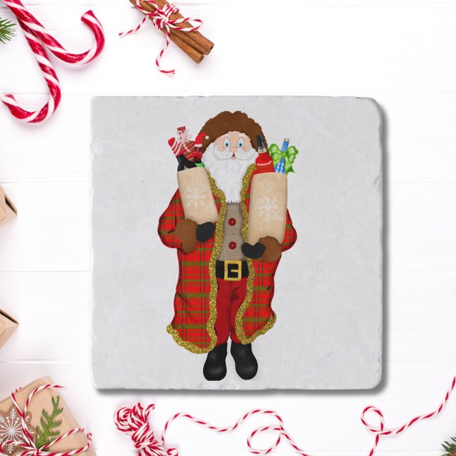 Santa Bringing The Liquor Christmas  Trivet (Creator Uploaded)